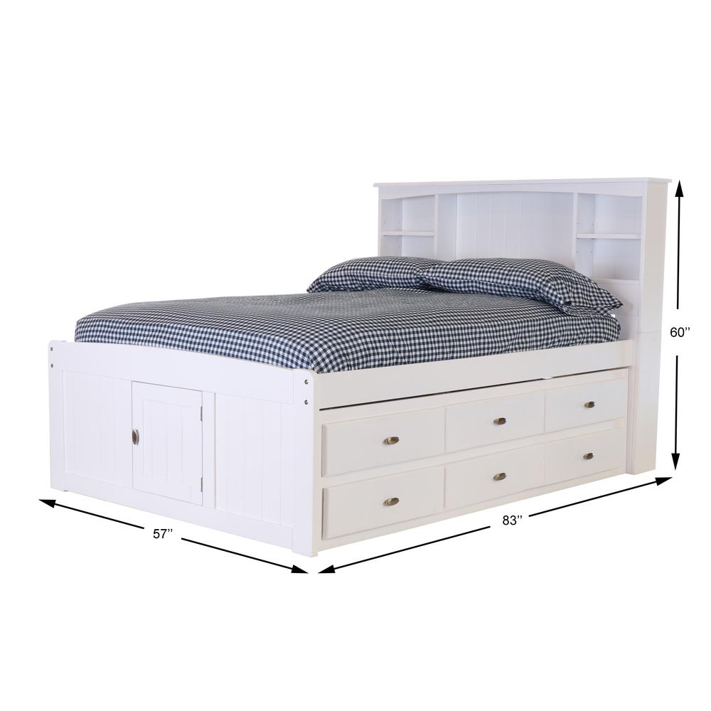 Solid Pine Twin Daybed with 3 Sturdy Drawers and a Twin Sized Trundle