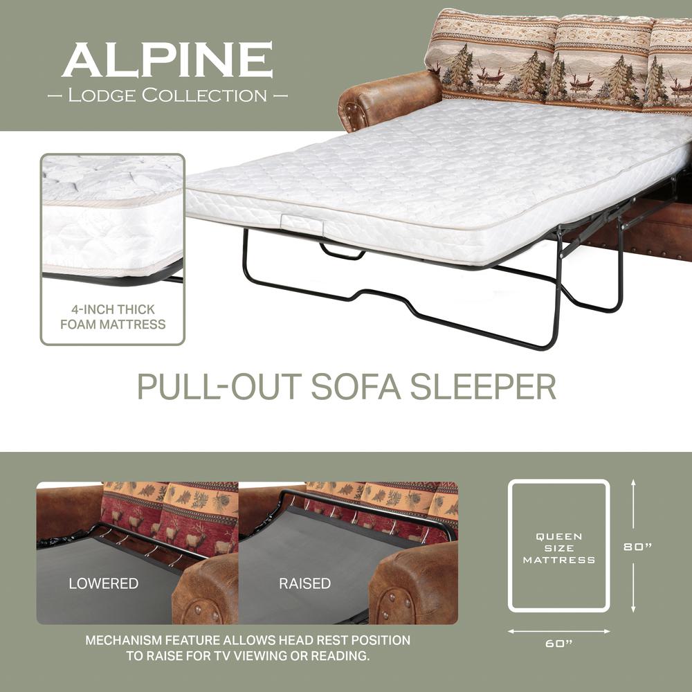 Alpine Lodge – 4 Pc Set with Sleeper