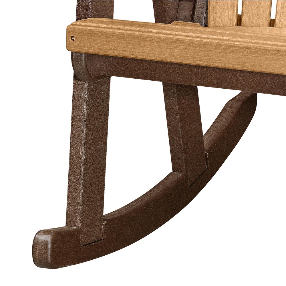 OS Home and Office Rocking Chair in Cedar with a Tudor Brown Base
