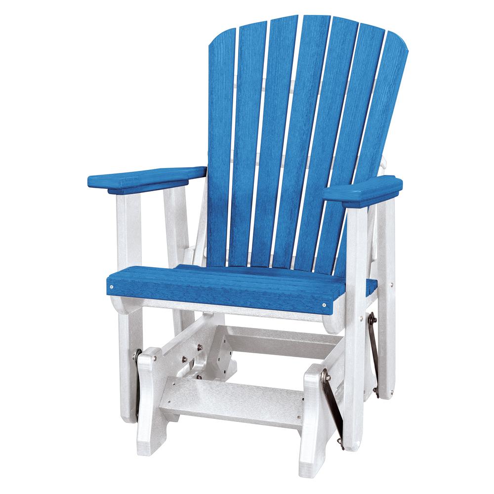 Fan Back Glider Made in the USA- Blue