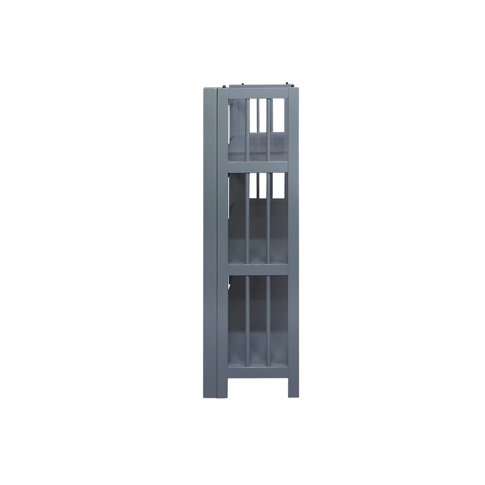 3-Shelf Folding Stackable Bookcase 27.5″ Wide