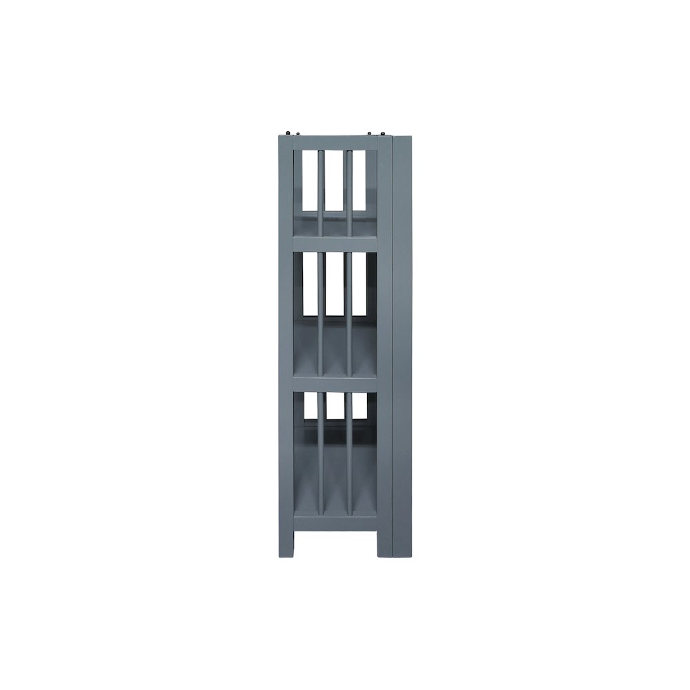 3-Shelf Folding Bookcase 14″ Wide