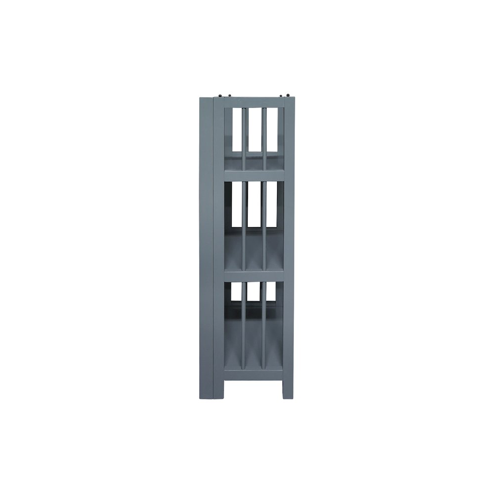 3-Shelf Folding Bookcase 14″ Wide