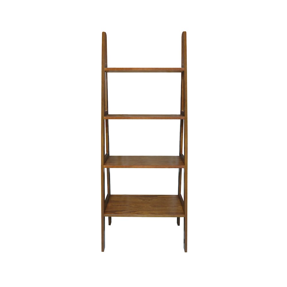 4-Shelf Ladder Bookcase
