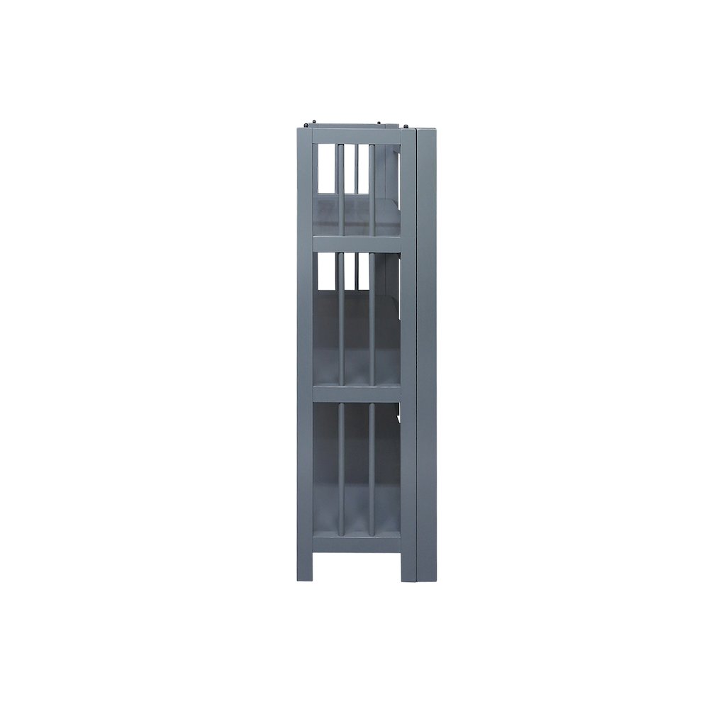 3-Shelf Folding Stackable Bookcase 27.5″ Wide