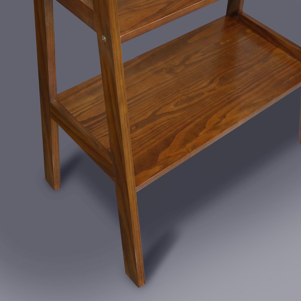 4-Shelf Ladder Bookcase