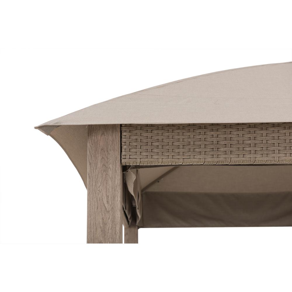 Outdoor Patio 2-Tier Soft Top Gazebo