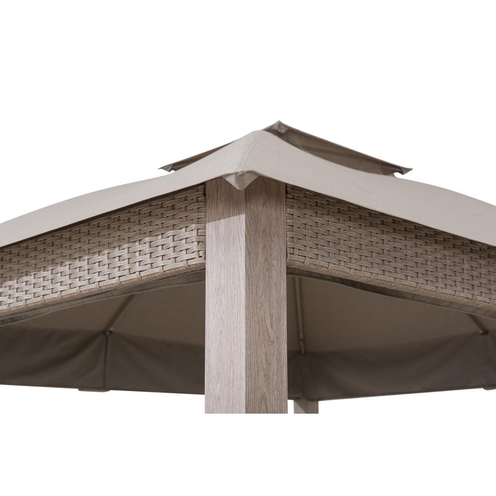 Outdoor Patio 2-Tier Soft Top Gazebo