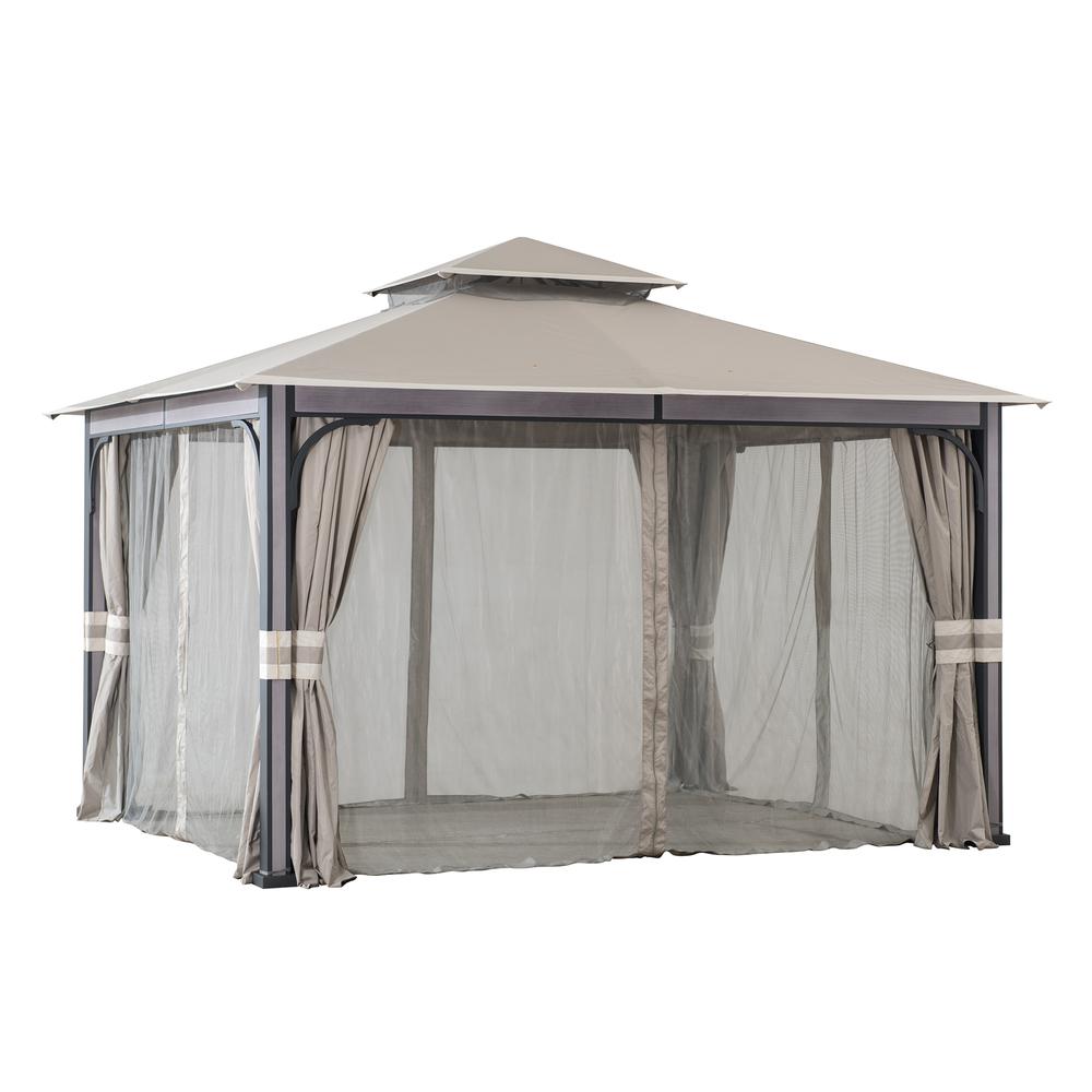 SummerCove Roberts 11 ft. x 13 ft. 2-tier Gazebo