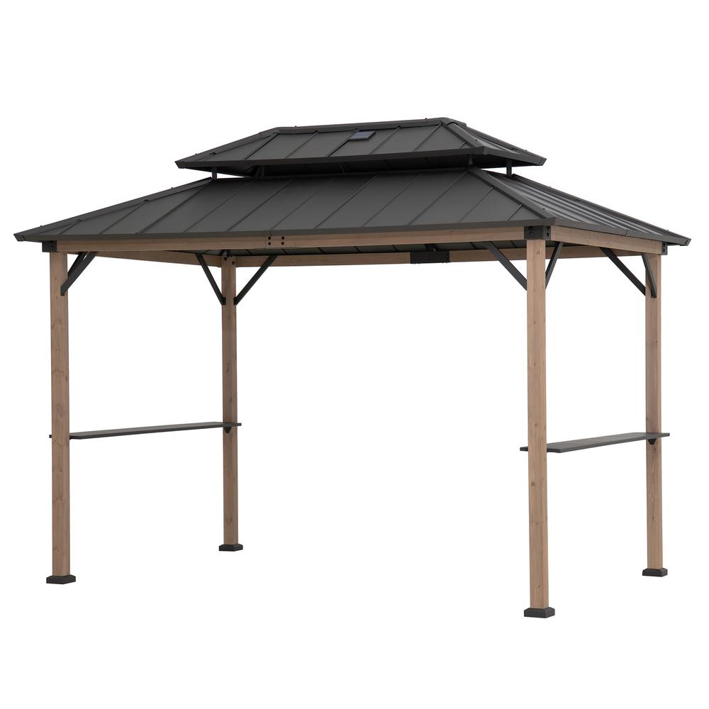 Durable Cedar Frame Wood Gazebo