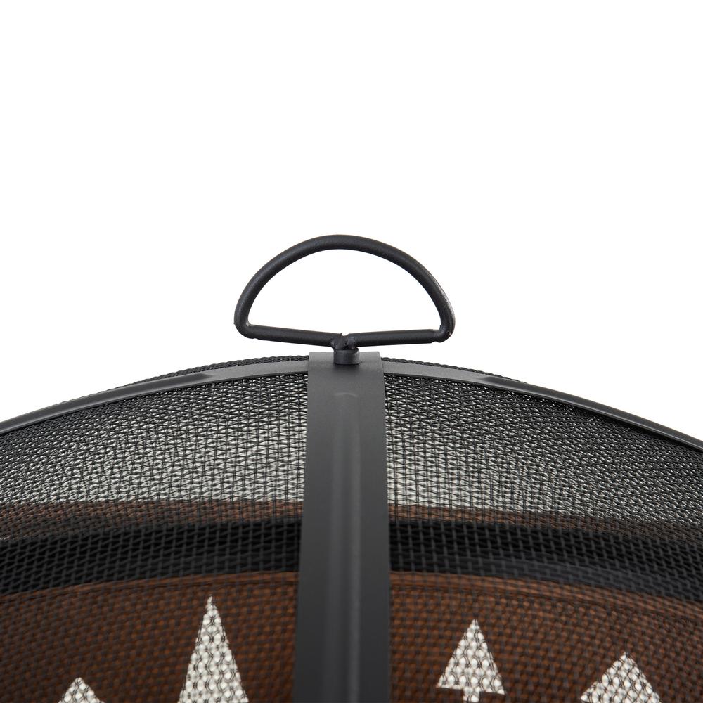 Outdoor Wood-Burning Fire Pit