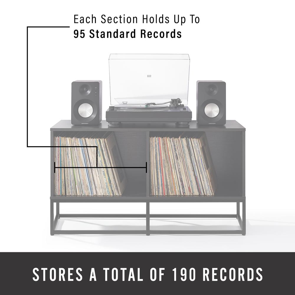 Enzo Medium Record Player Stand With Vinyl Storage