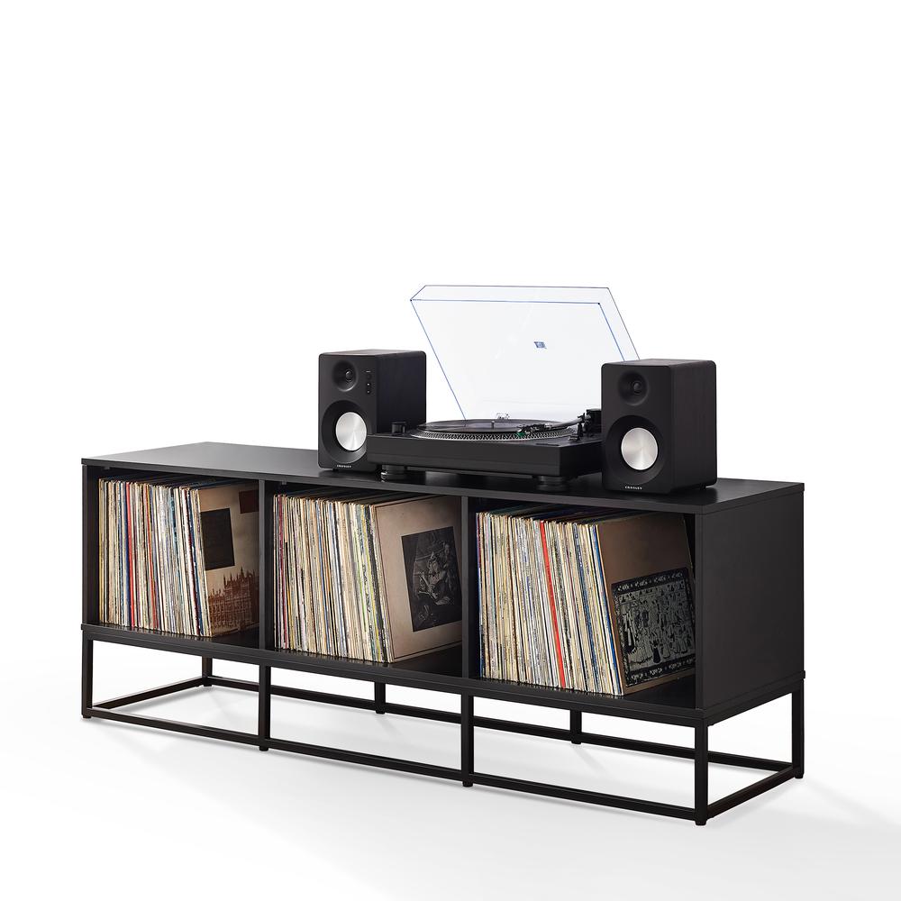 Enzo Large Record Player Stand With Vinyl Storage