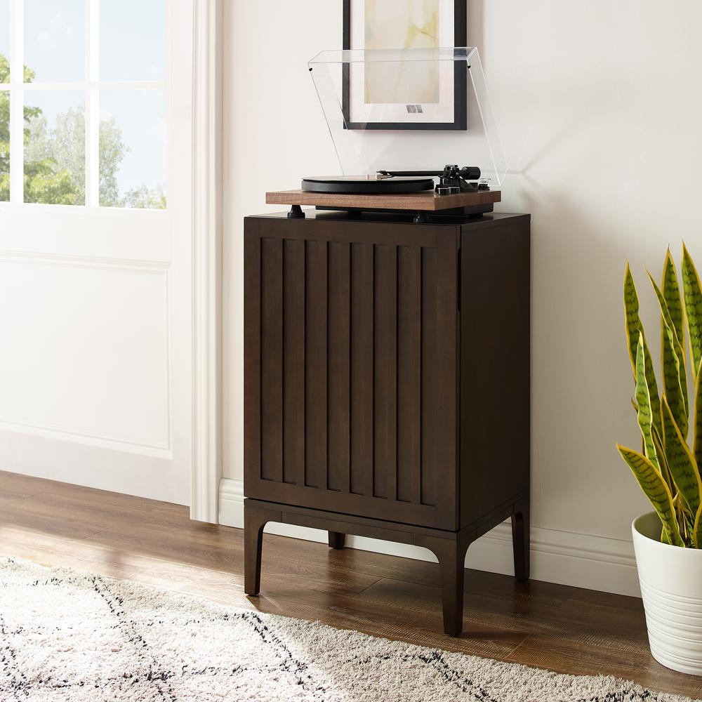 Asher Record Player Cabinet With Vinyl Storage