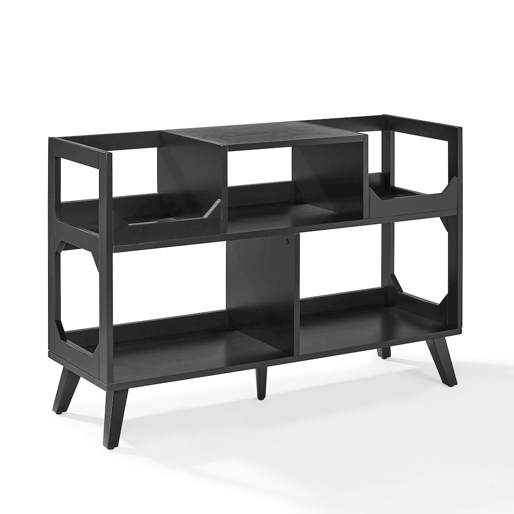 Asheville Large Record Player Stand With Vinyl Storage