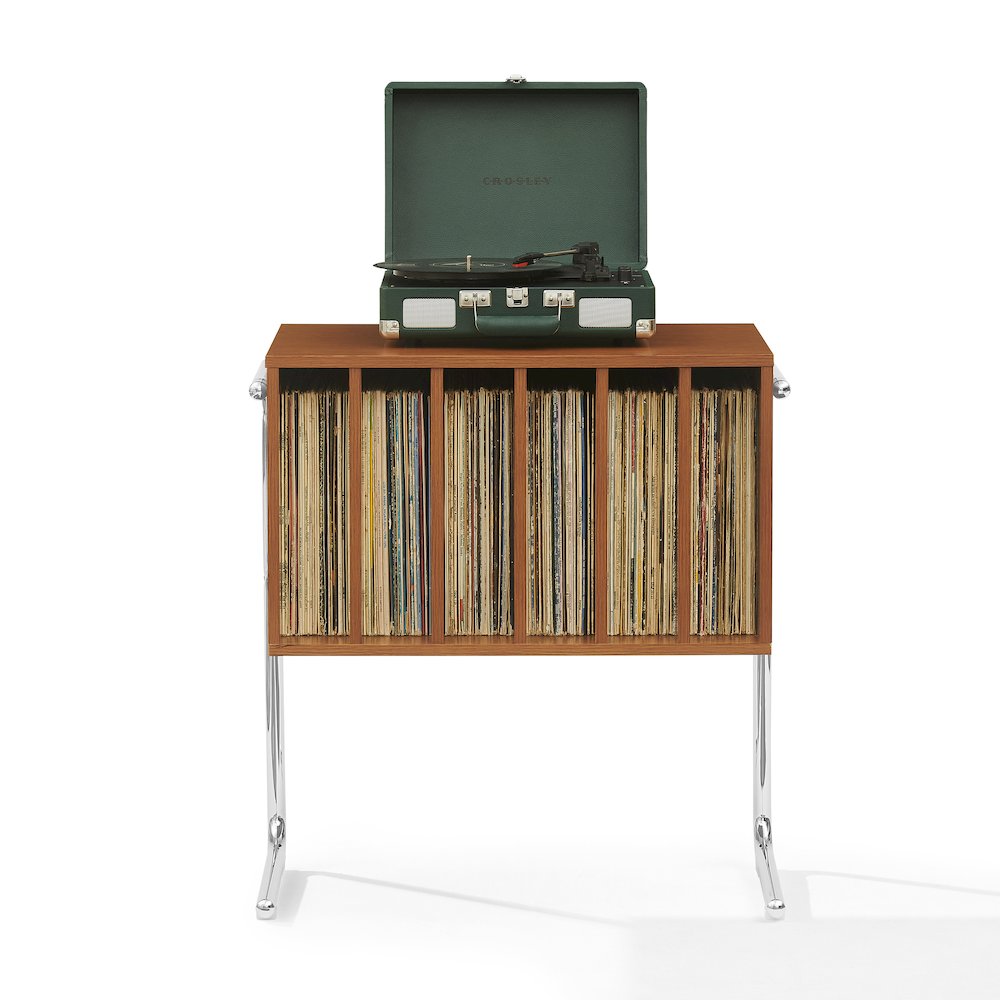 Lily Record Player Stand With Vinyl Storage