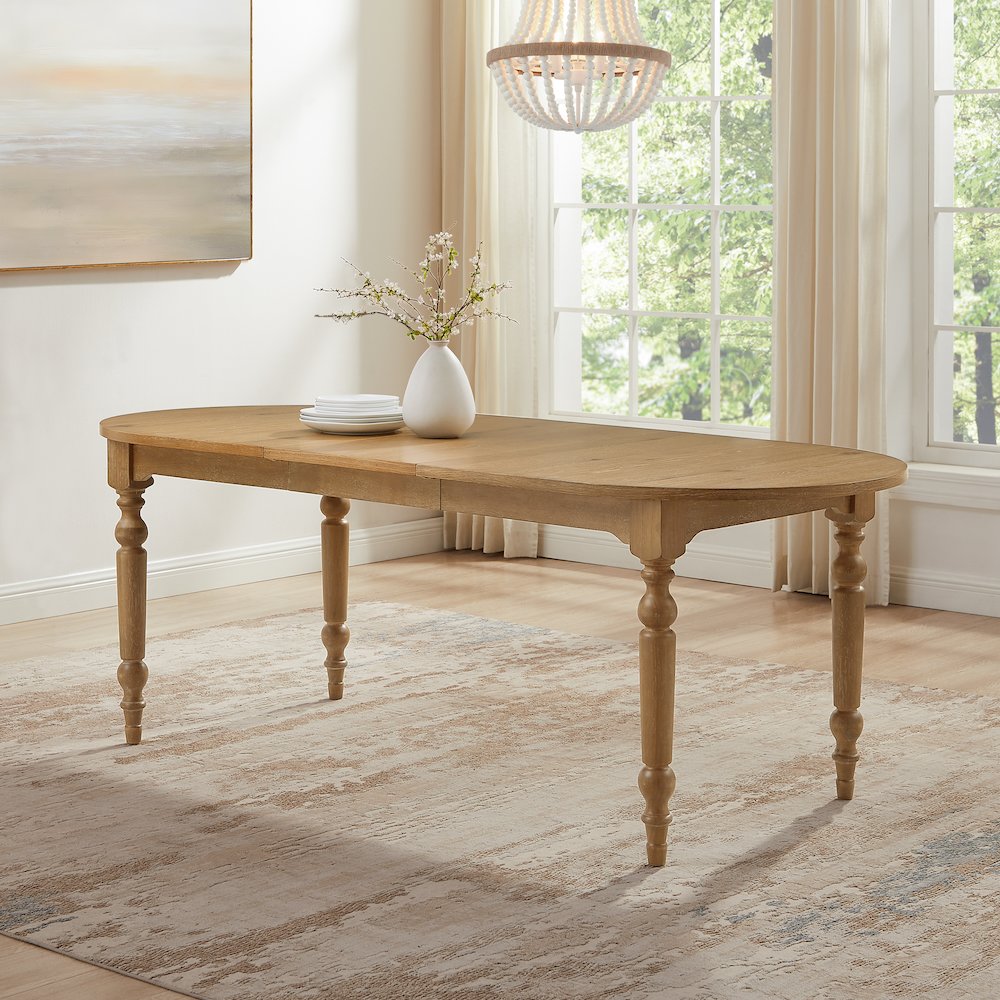 Daphne Dining Table Rustic Brown