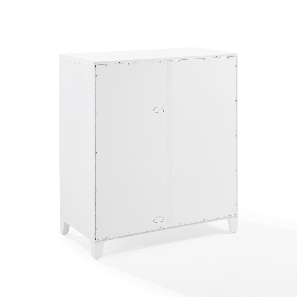 Roarke Stackable Glass Door Kitchen Pantry Storage Cabinet
