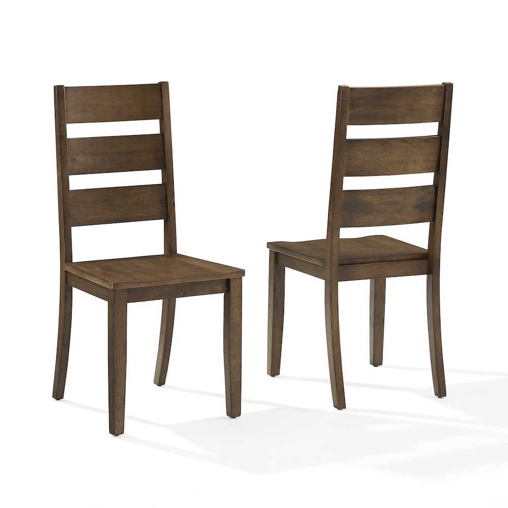 Joanna 2-Piece Ladder-Back Dining Chair Set – 2 Ladder-Back Chairs