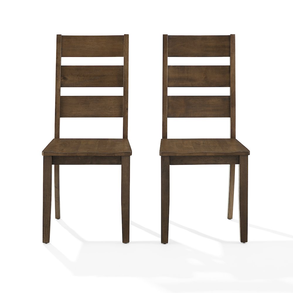 Joanna 2-Piece Ladder-Back Dining Chair Set – 2 Ladder-Back Chairs