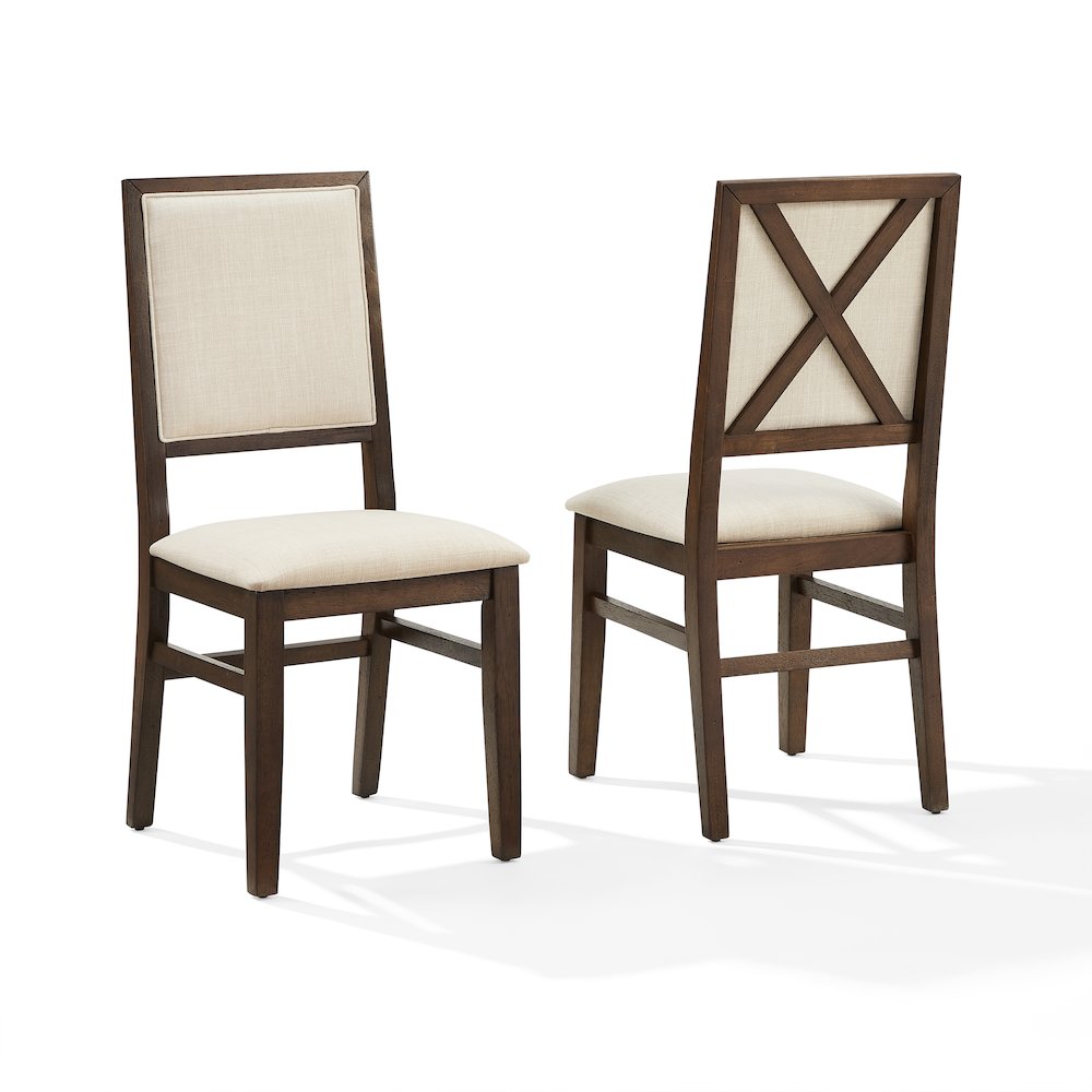 Joanna 2-Piece Upholstered Back Dining Chair Set – 2 Upholstered Chairs