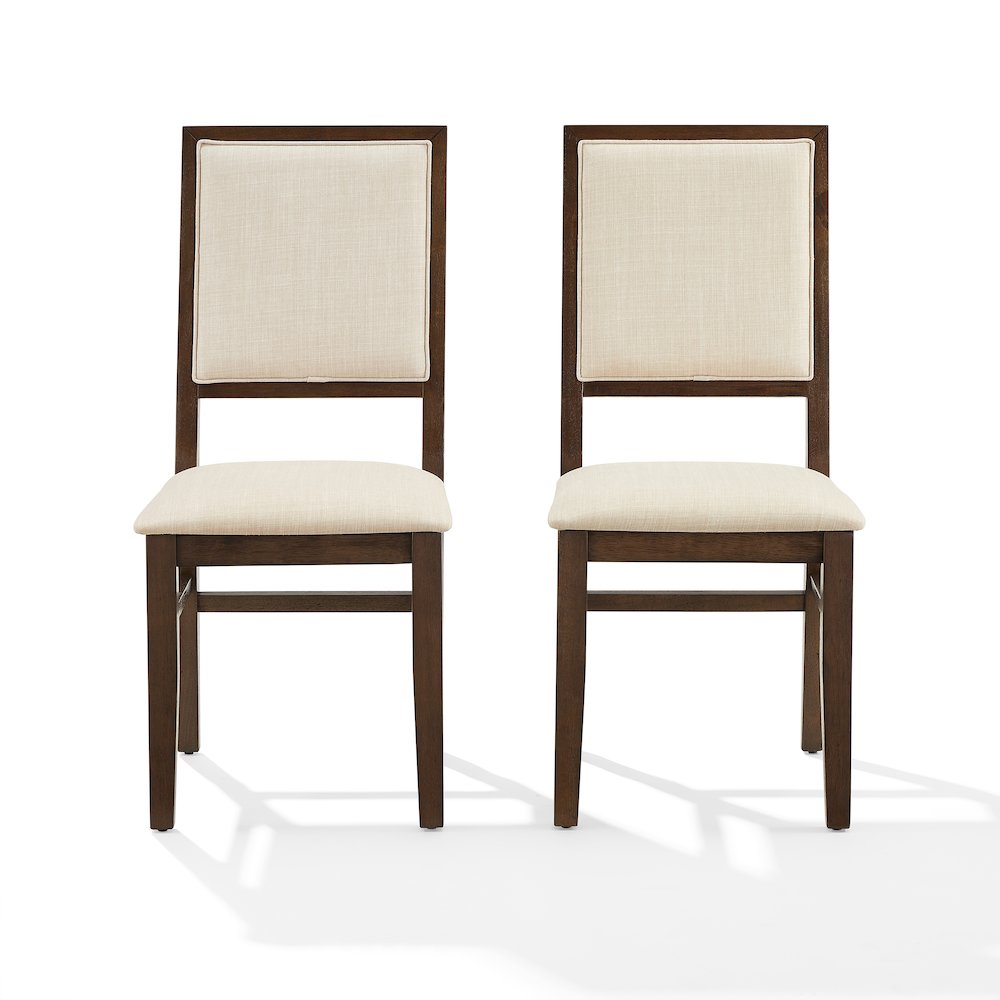 Joanna 2-Piece Upholstered Back Dining Chair Set – 2 Upholstered Chairs