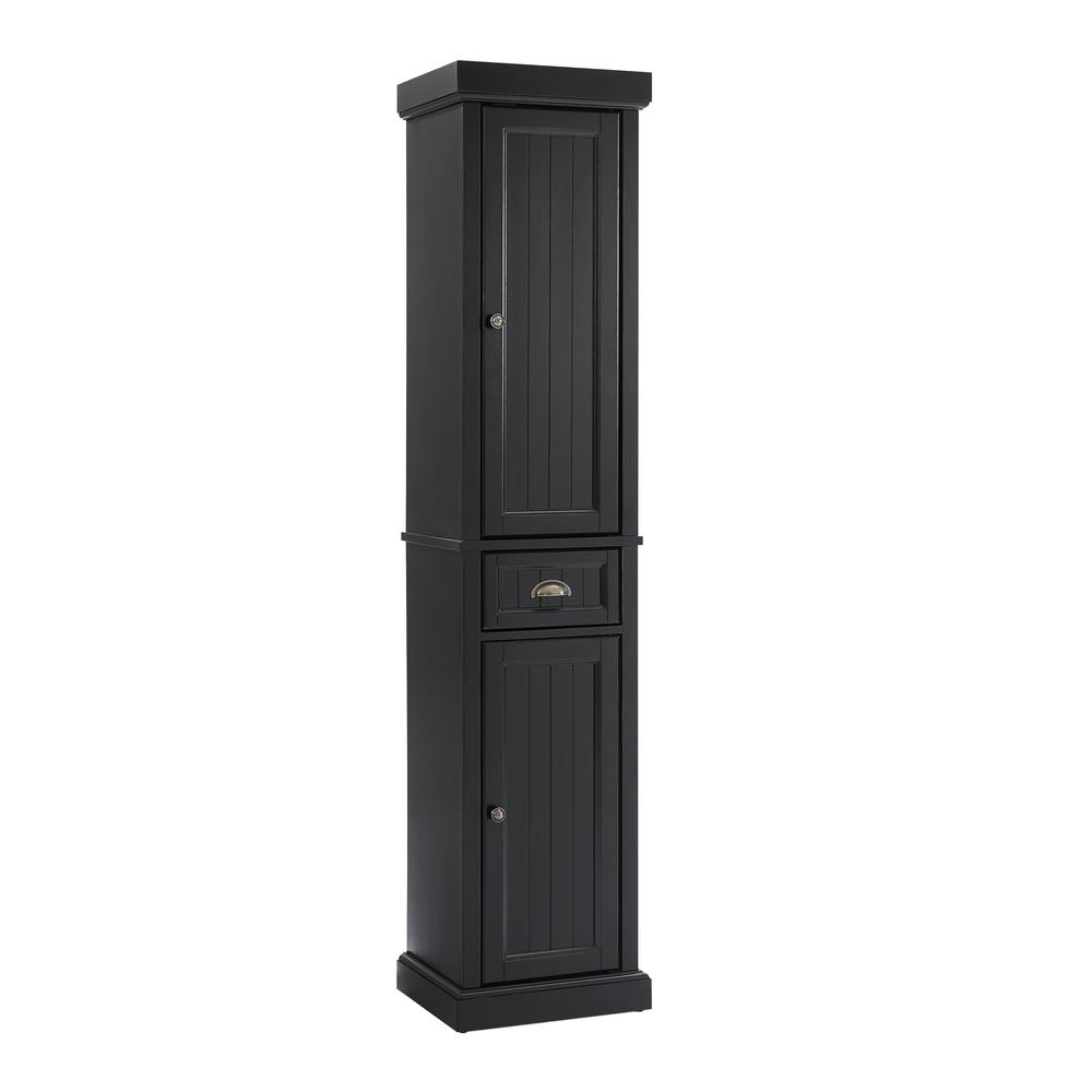 Seaside Tall Linen Storage Cabinet