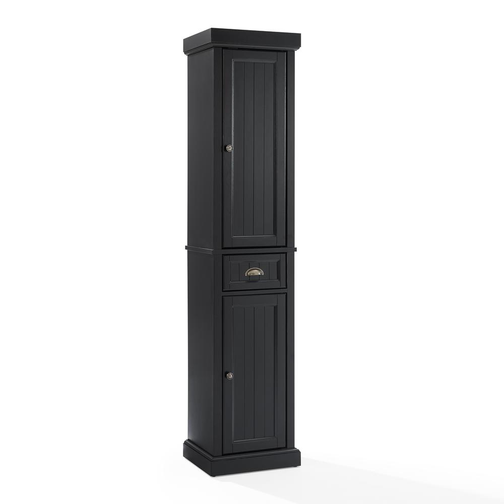 Seaside Tall Linen Storage Cabinet