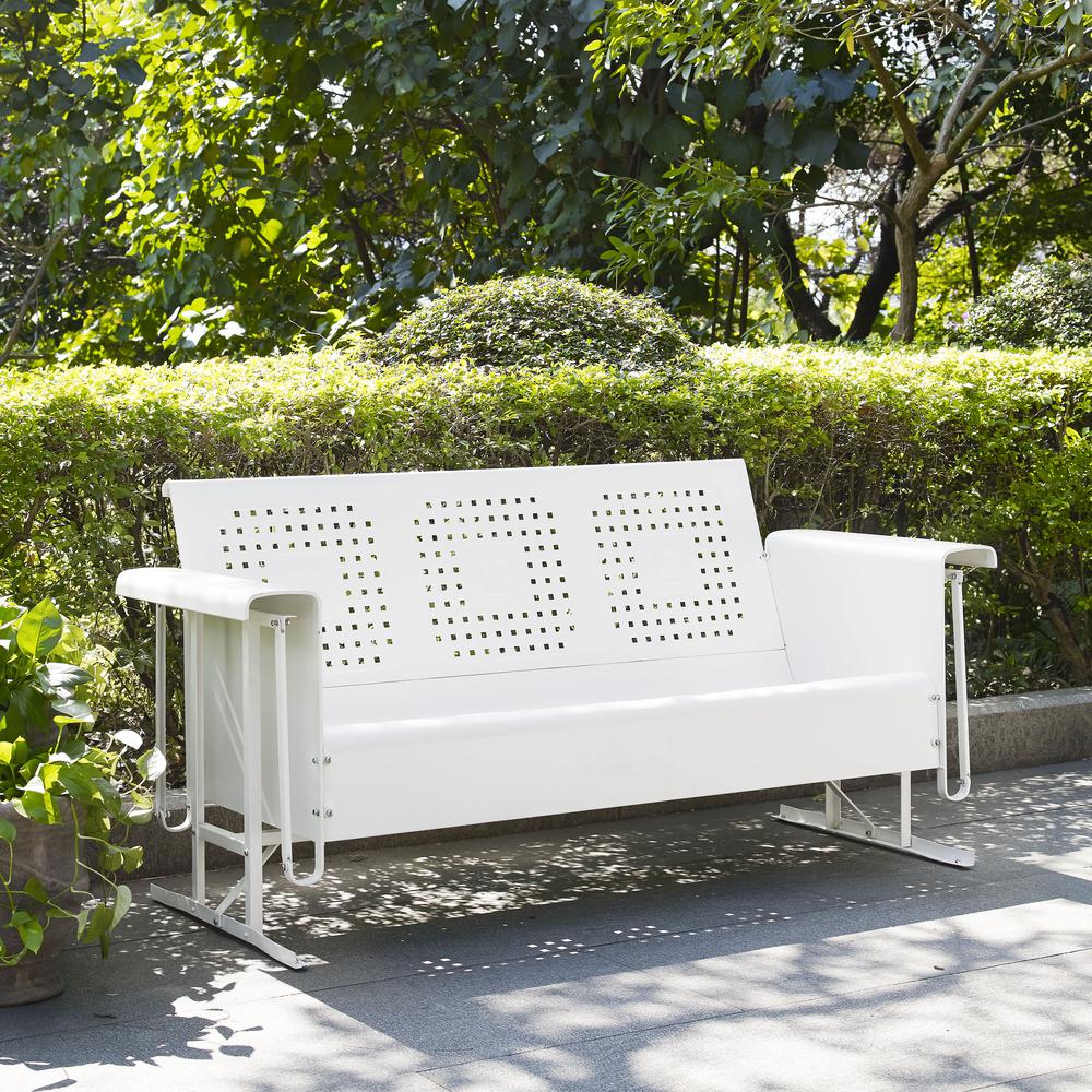 Bates Retro Outdoor Sofa Glider