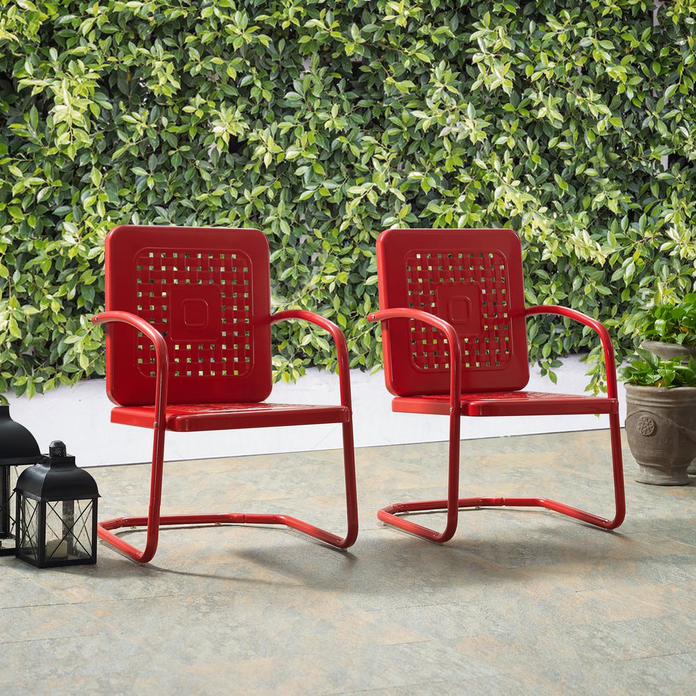 Bates 2Pc Retro Outdoor Chair Set – 2 Armchairs
