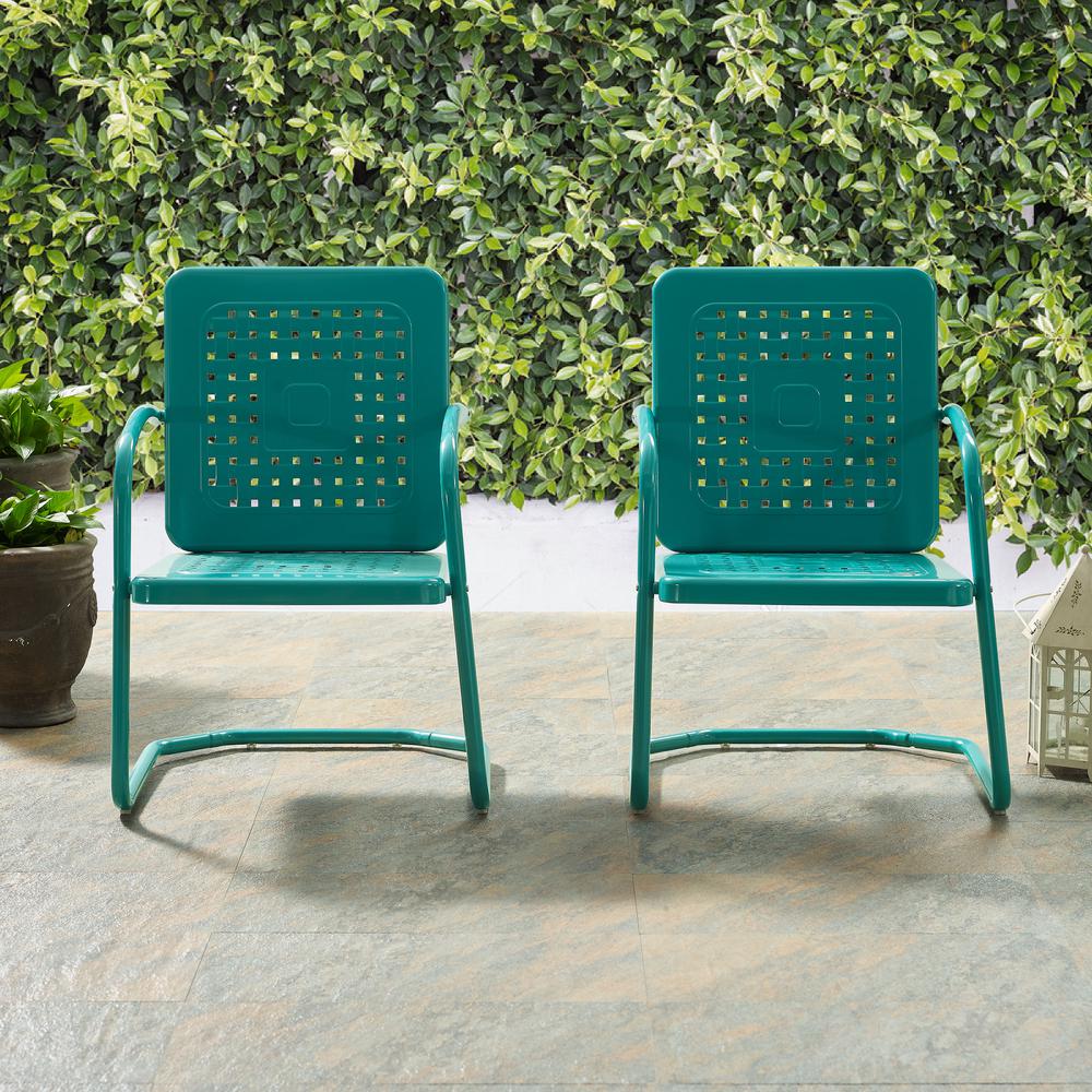 Bates 2Pc Retro Outdoor Chair Set – 2 Armchairs