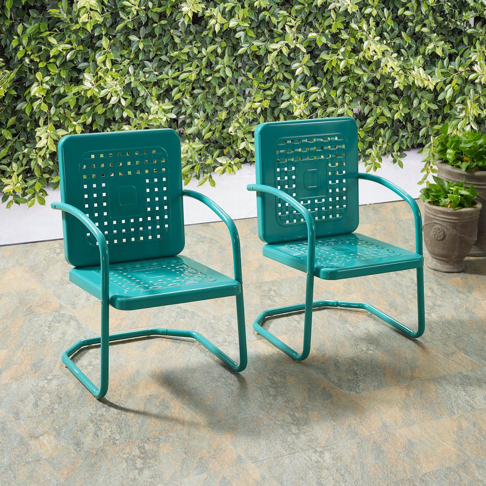 Bates 2Pc Retro Outdoor Chair Set – 2 Armchairs