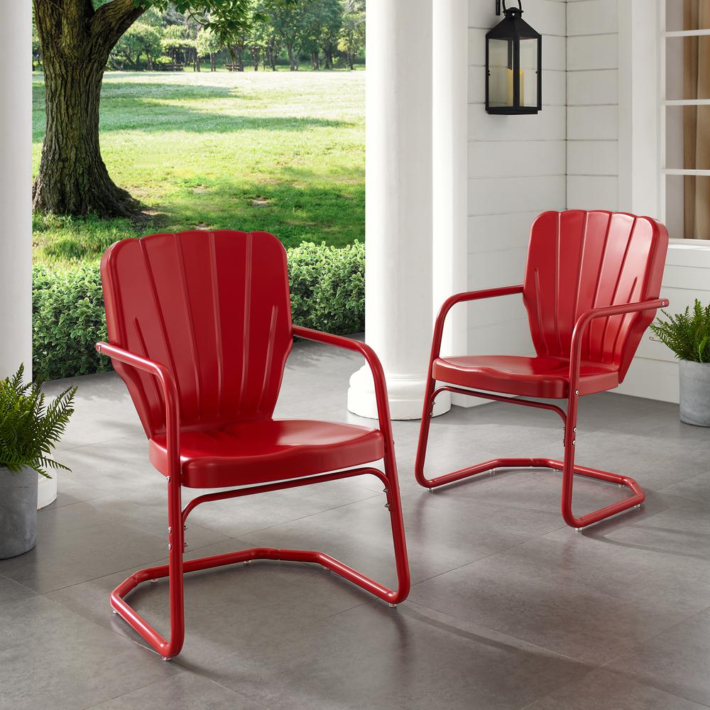 Ridgeland 2Pc Retro Outdoor Chair Set – 2 Chairs