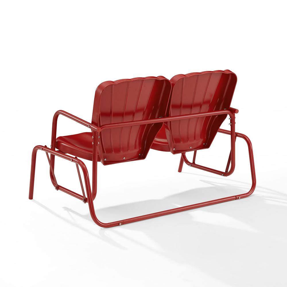 Ridgeland Retro Outdoor Loveseat Glider