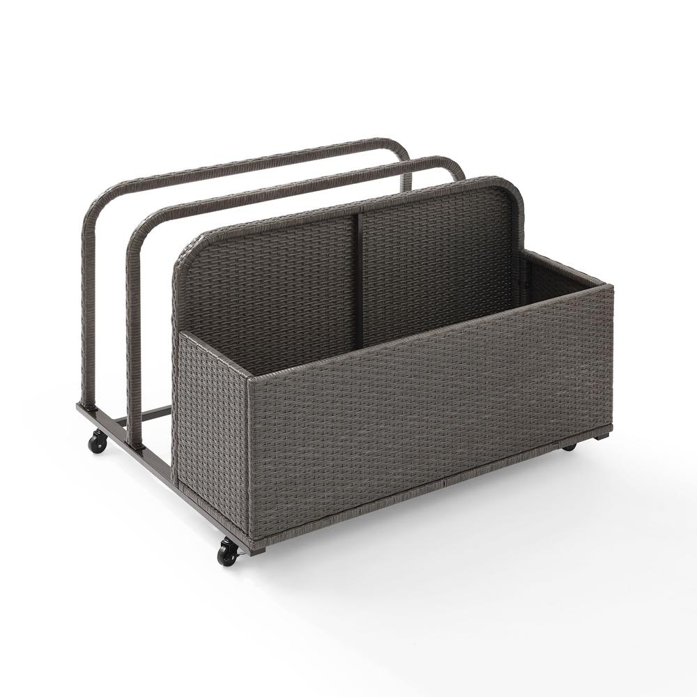 Palm Harbor Wicker Outdoor Storage Pool Caddy