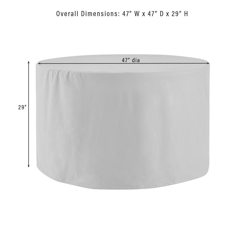 Round Outdoor Dining Table Furniture Cover