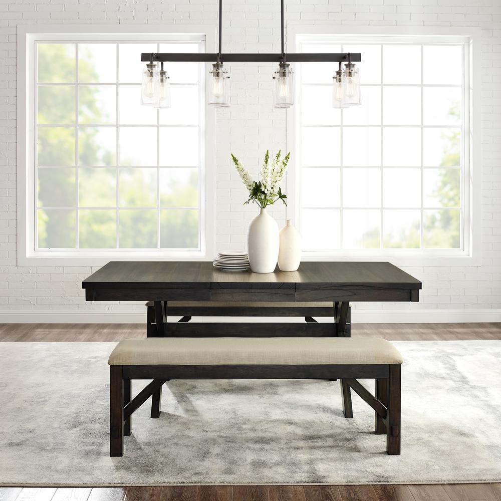 Hayden 3-Piece Dining Table Set For 6 – Table & 2 Benches