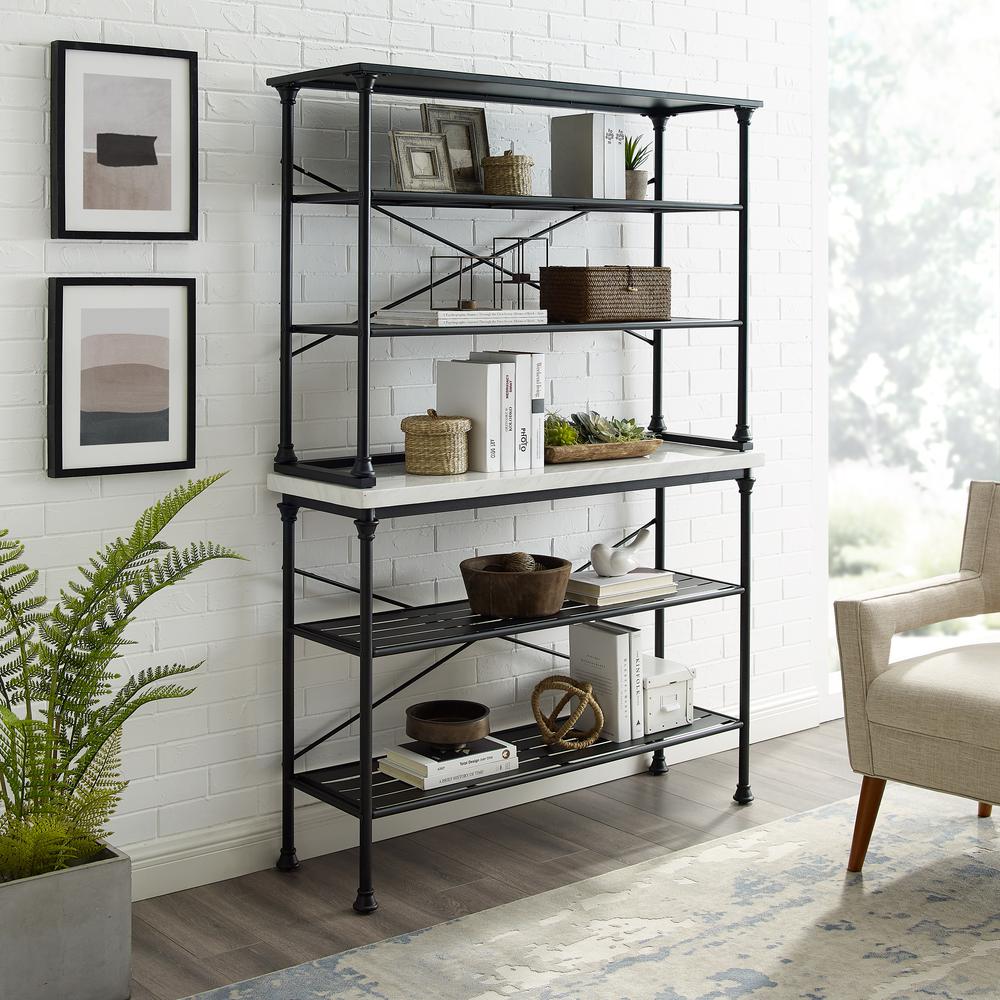 Madeleine Kitchen Storage Baker’s Rack – Console & Hutch