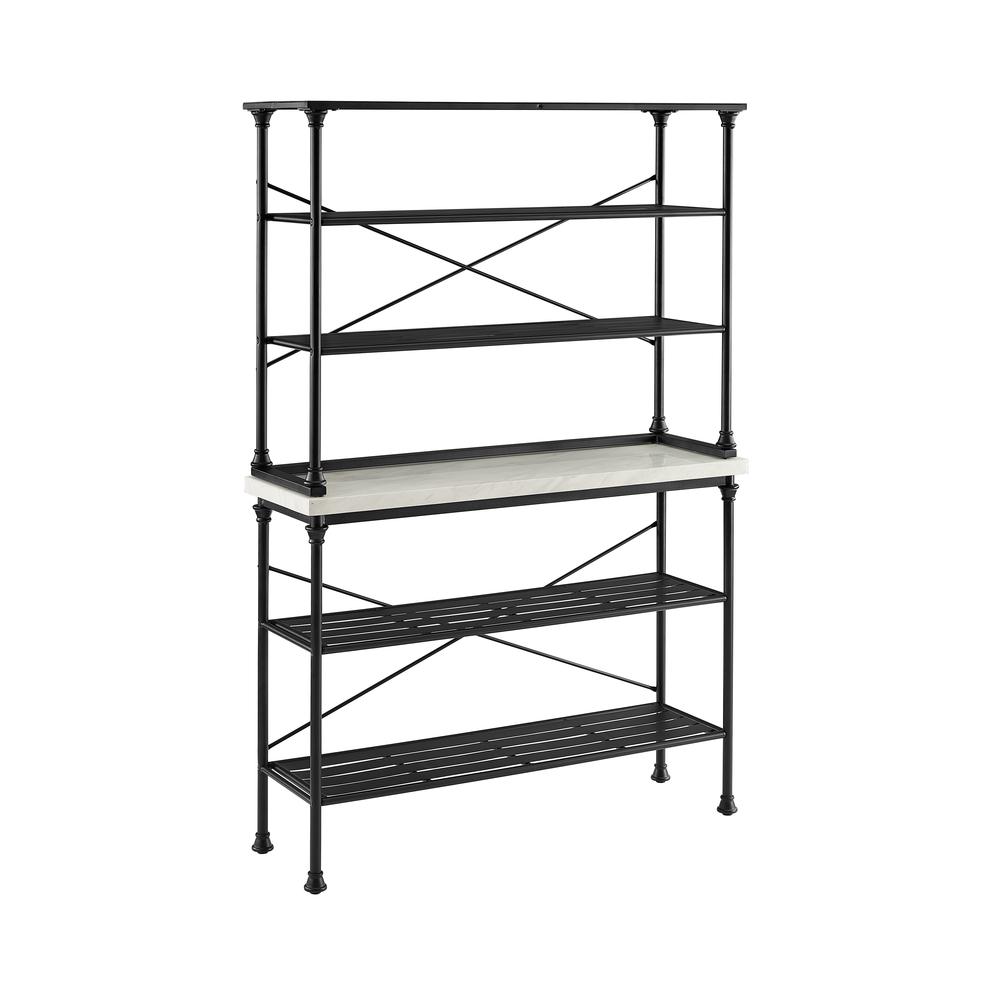 Madeleine Kitchen Storage Baker’s Rack – Console & Hutch