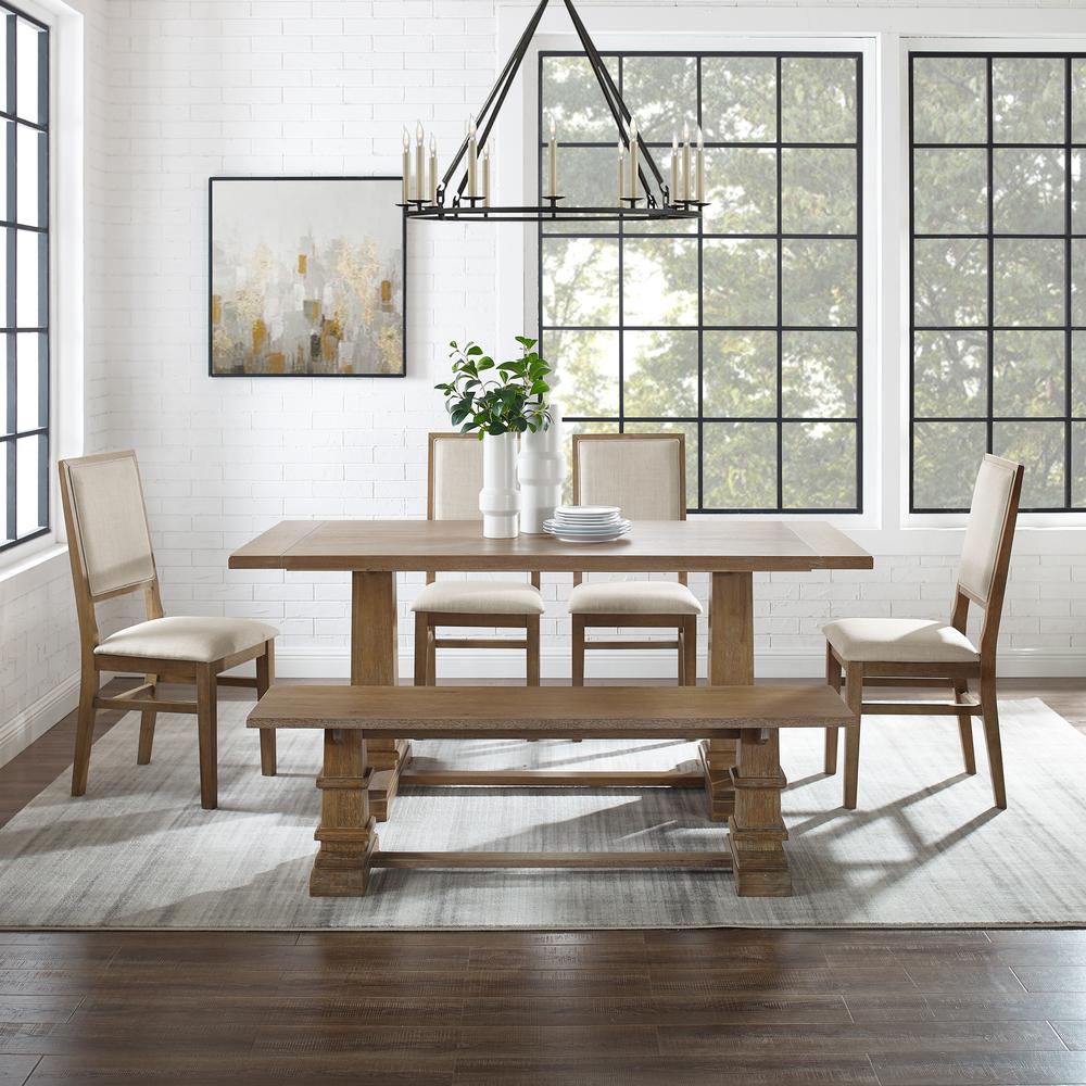 & 4 Upholstered Chairs