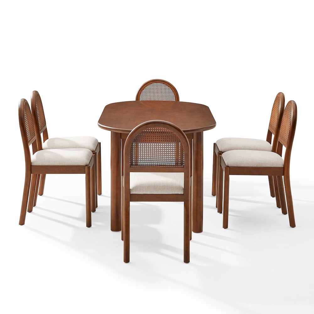Kennedy 7-Piece Dining Table Set For 6 – Table & 6 Chairs