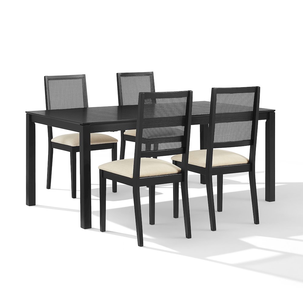 Greer 5-Piece Dining Table Set For 4 – Table & 4 Chairs