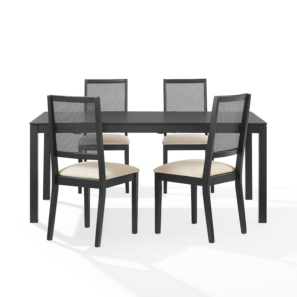 Greer 5-Piece Dining Table Set For 4 – Table & 4 Chairs