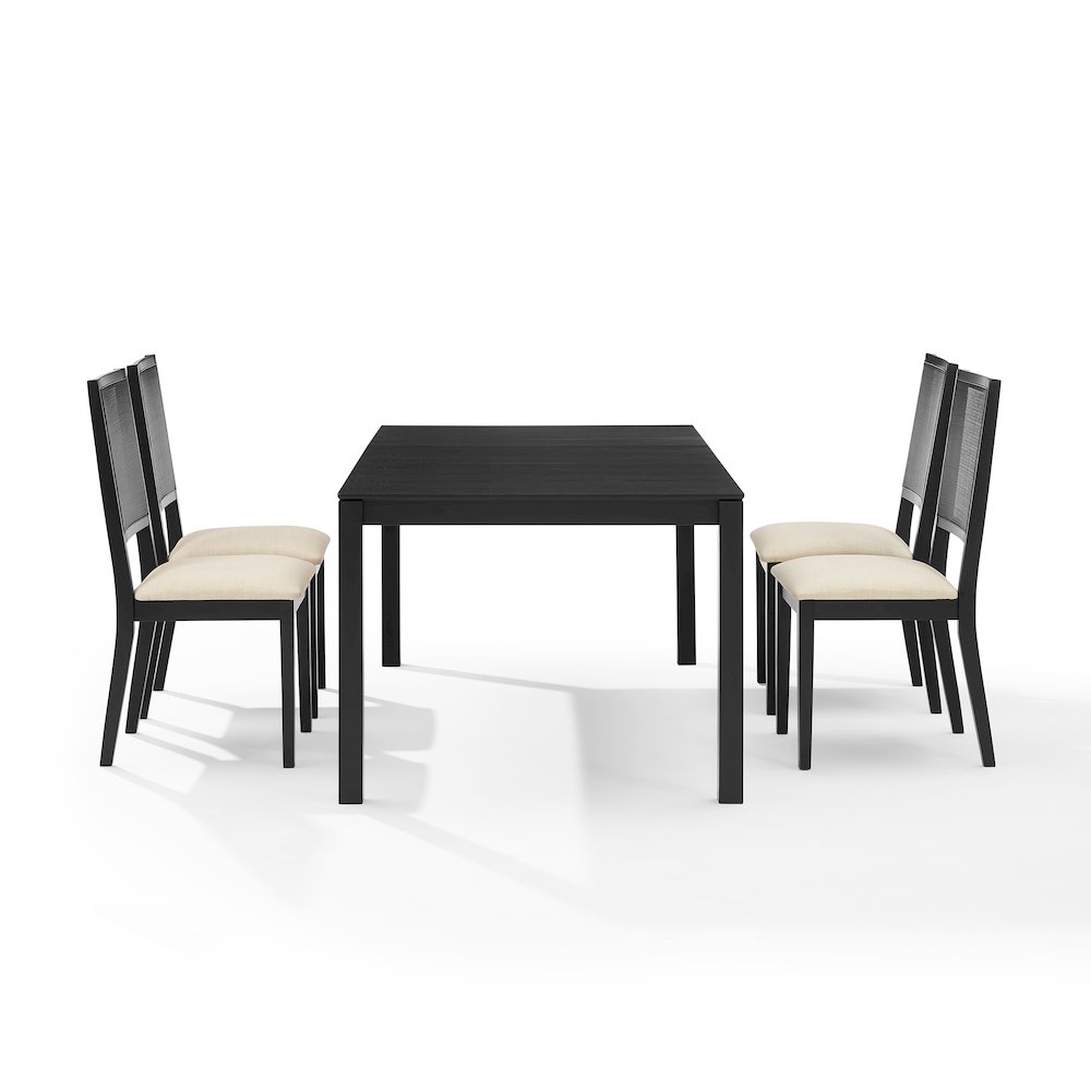 Greer 5-Piece Dining Table Set For 4 – Table & 4 Chairs