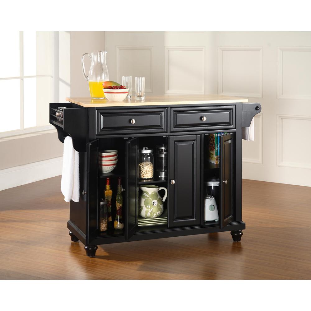 Cambridge Wood Top Full Size Kitchen Island/Cart