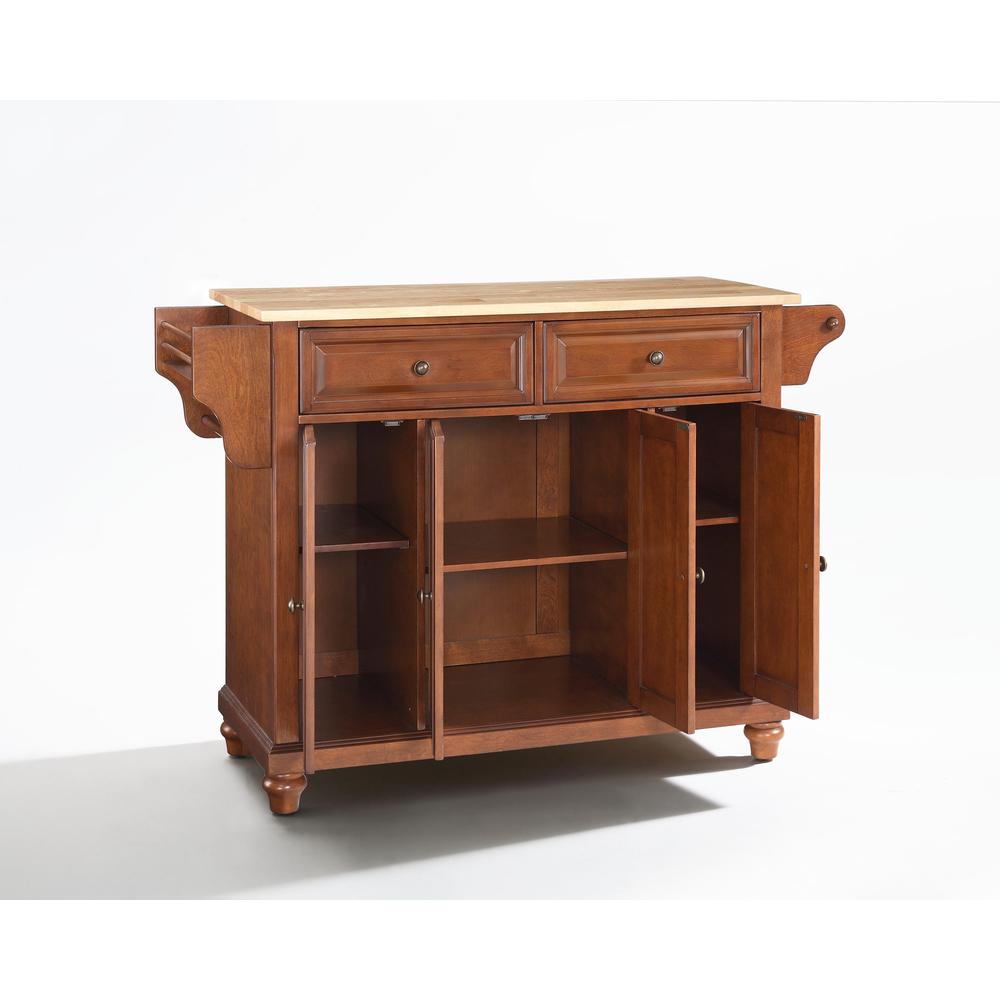 Cambridge Wood Top Full Size Kitchen Island/Cart