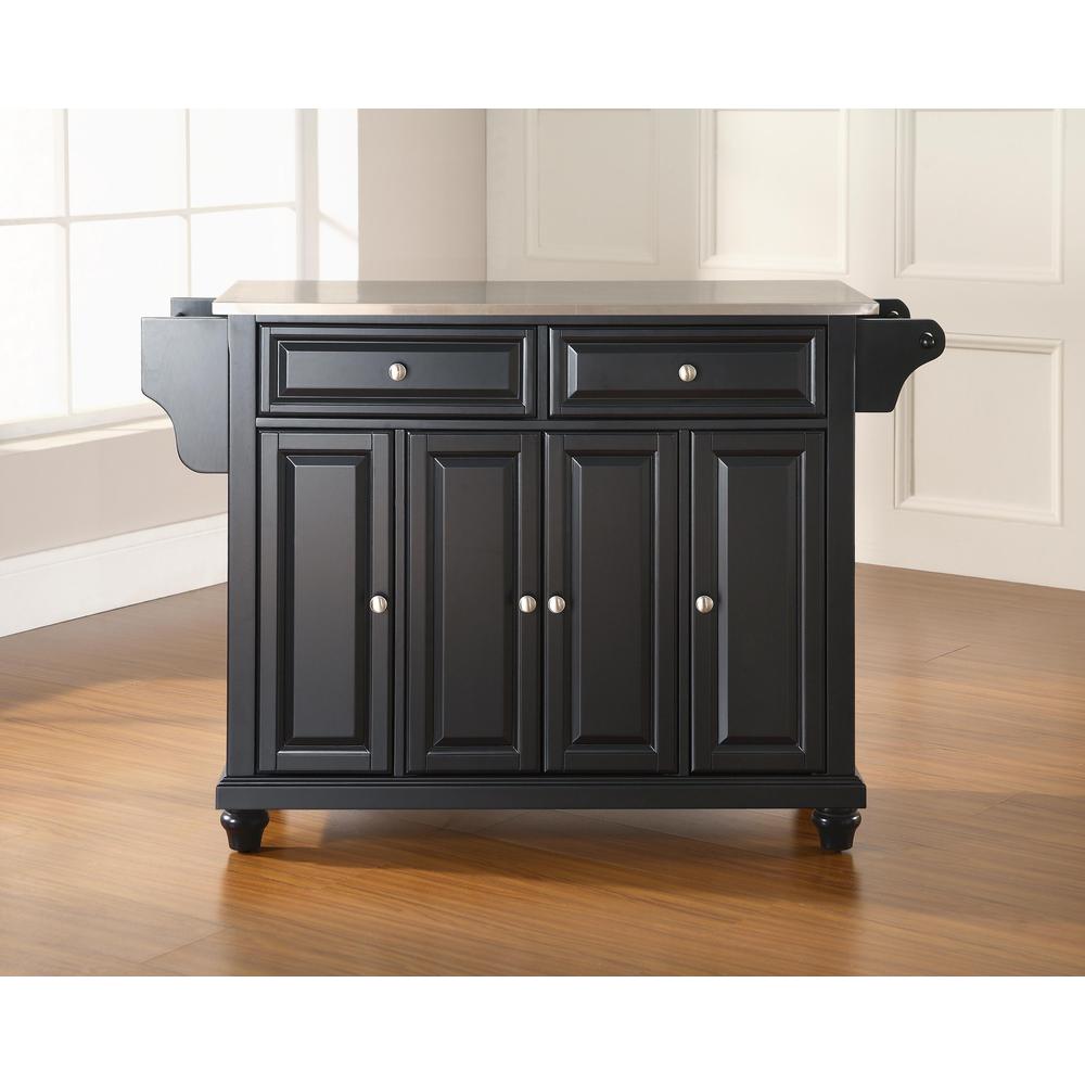 Cambridge Stainless Steel Top Full Size Kitchen Island/Cart