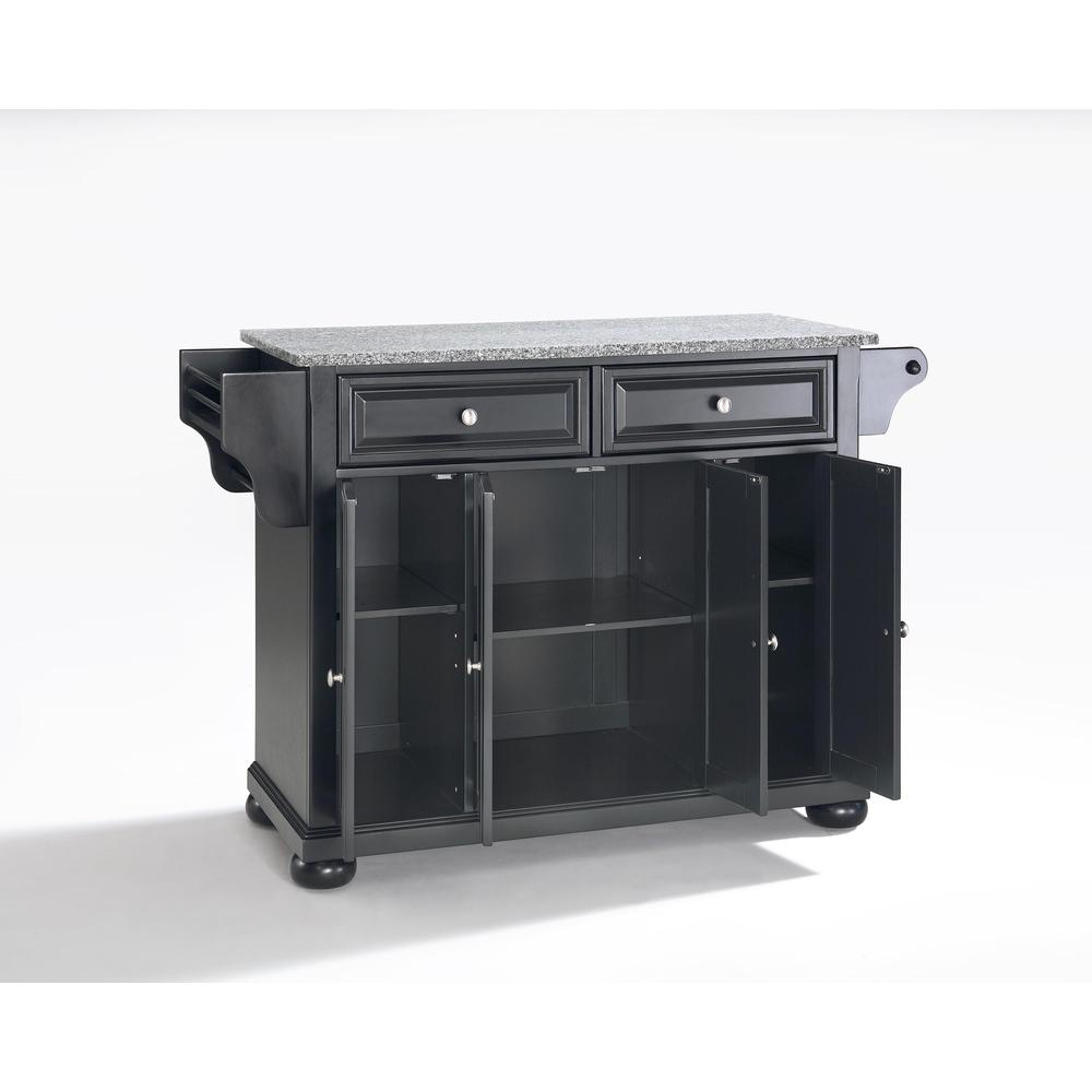 Alexandria Granite Top Full Size Kitchen Island/Cart