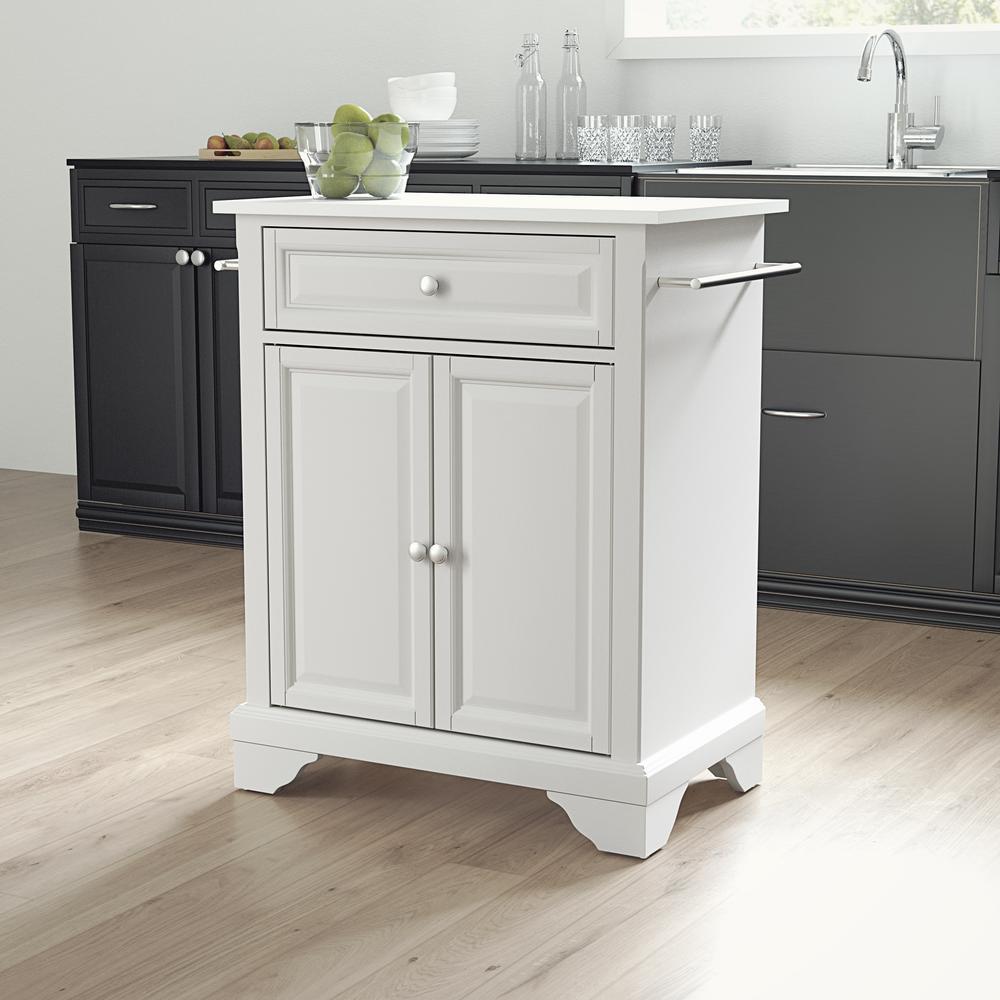 Lafayette Stone Top Portable Kitchen Island/Cart
