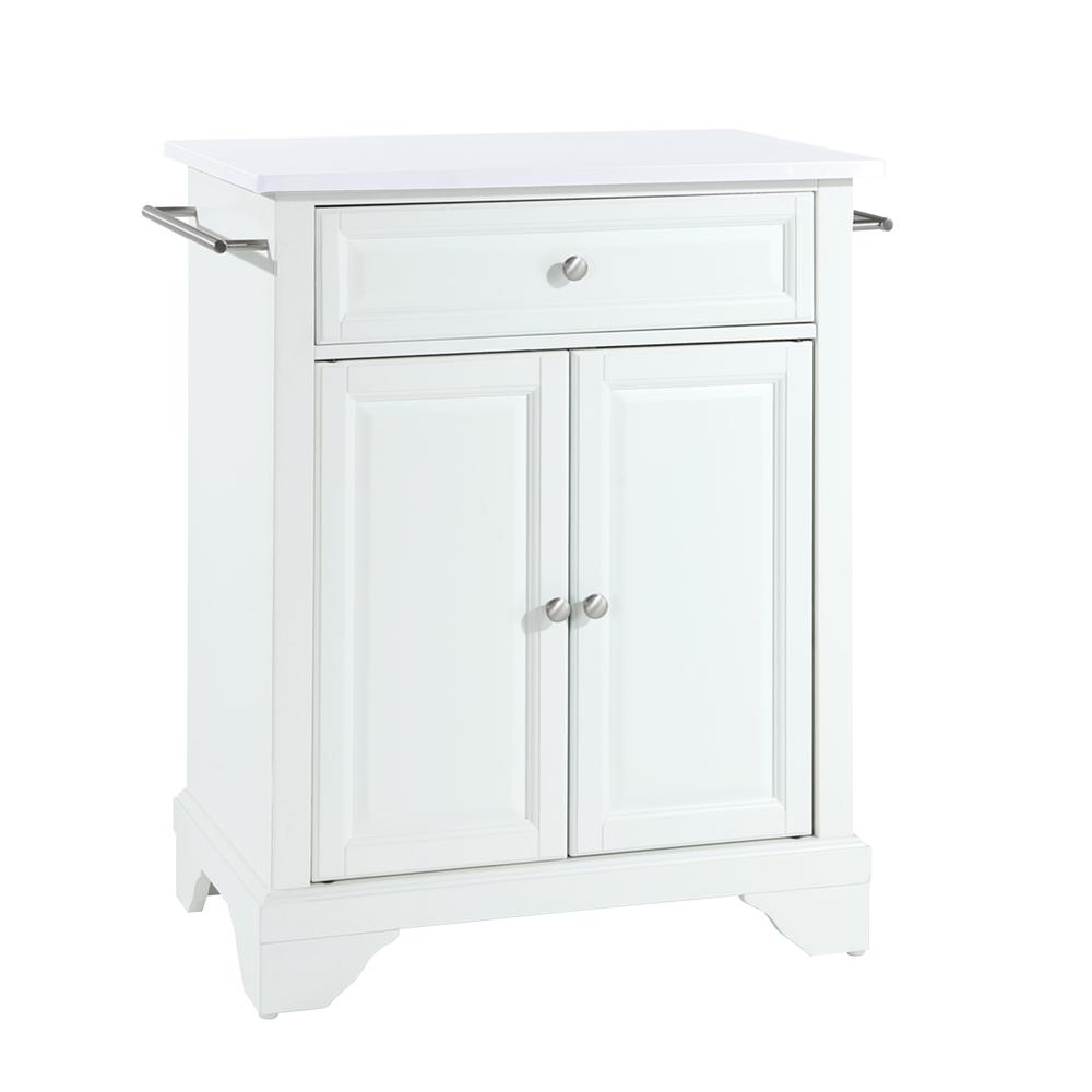 Lafayette Stone Top Portable Kitchen Island/Cart